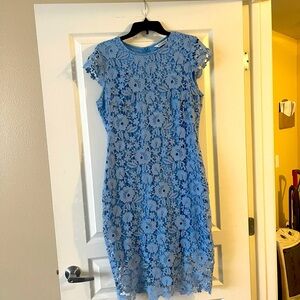 Blue Midi Dres,XL